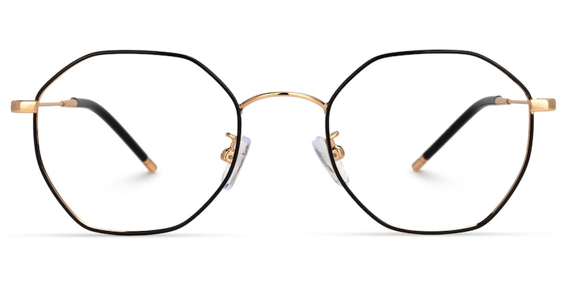 Reyes Geometric Black Glasses