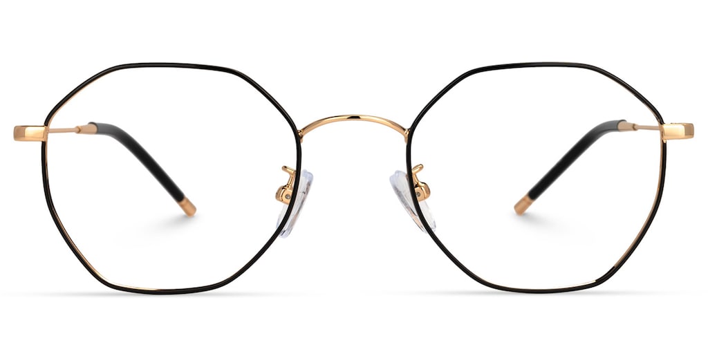 Reyes Geometric Black Glasses