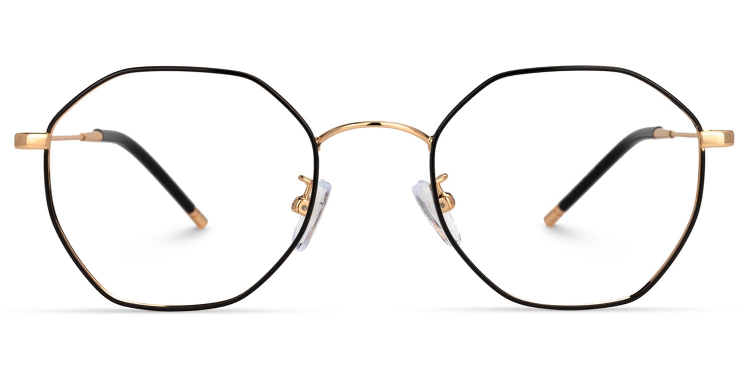 Reyes Geometric Black Glasses