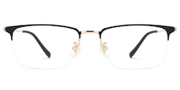 Tamika Rectangle Black Glasses0