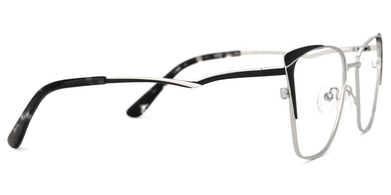 Tammi Cateye Black Glasses | Zeelool Glasses2
