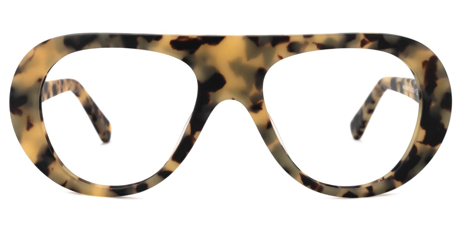 Woollery Geometric Tortoise Glasses | Zeelool Glasses0