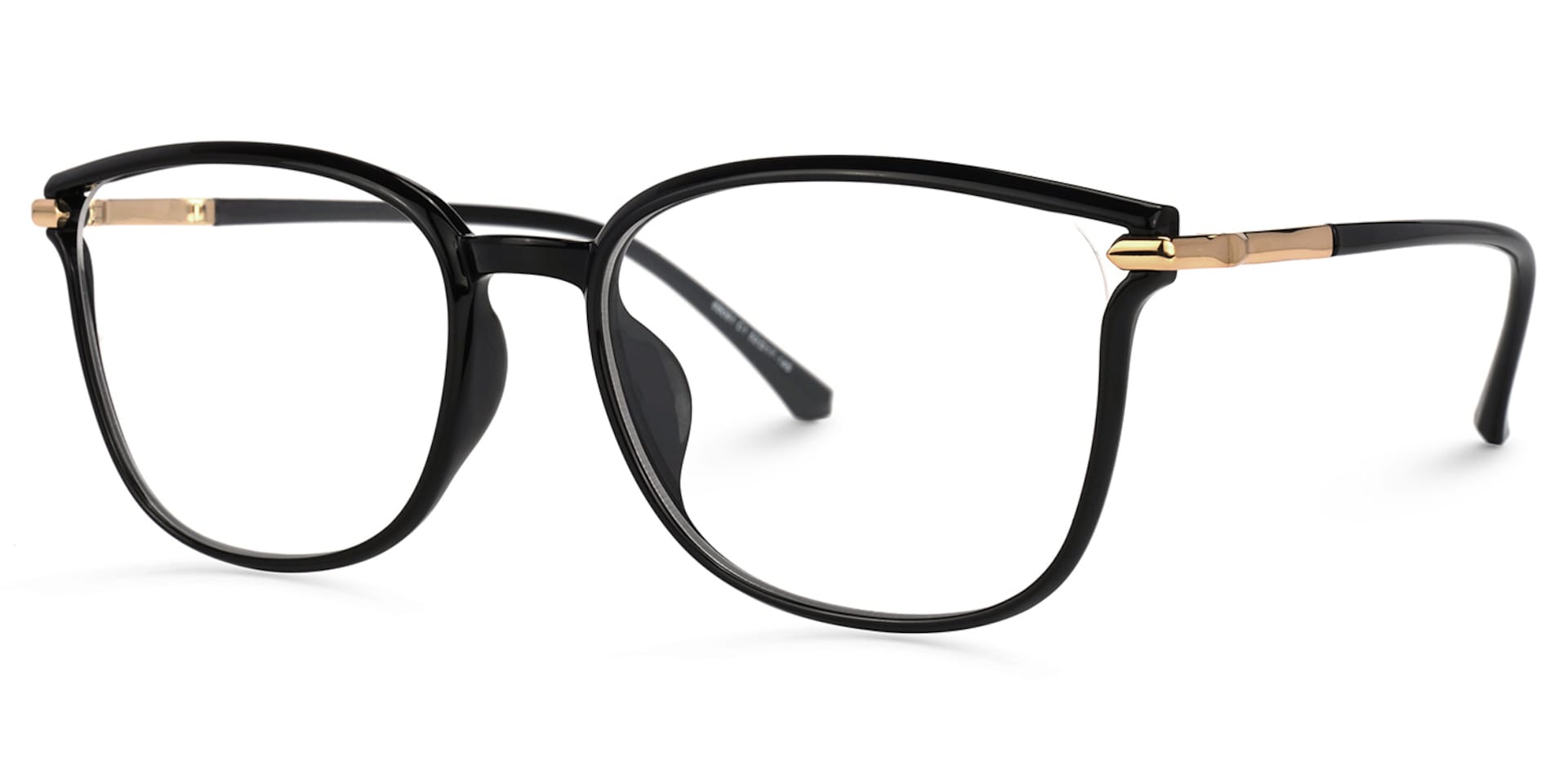 Mander Square Black Glasses | Zeelool Glasses1