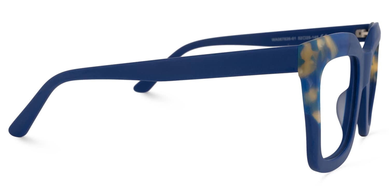 Carrasco Square Blue Glasses | Zeelool Glasses