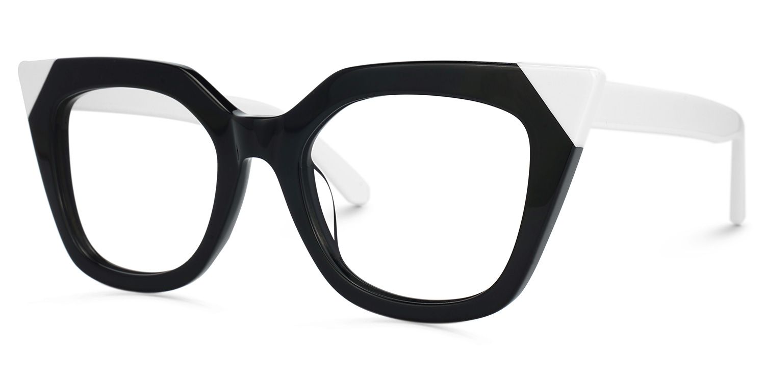 Debnath Cateye Black Glasses | Zeelool Glasses1