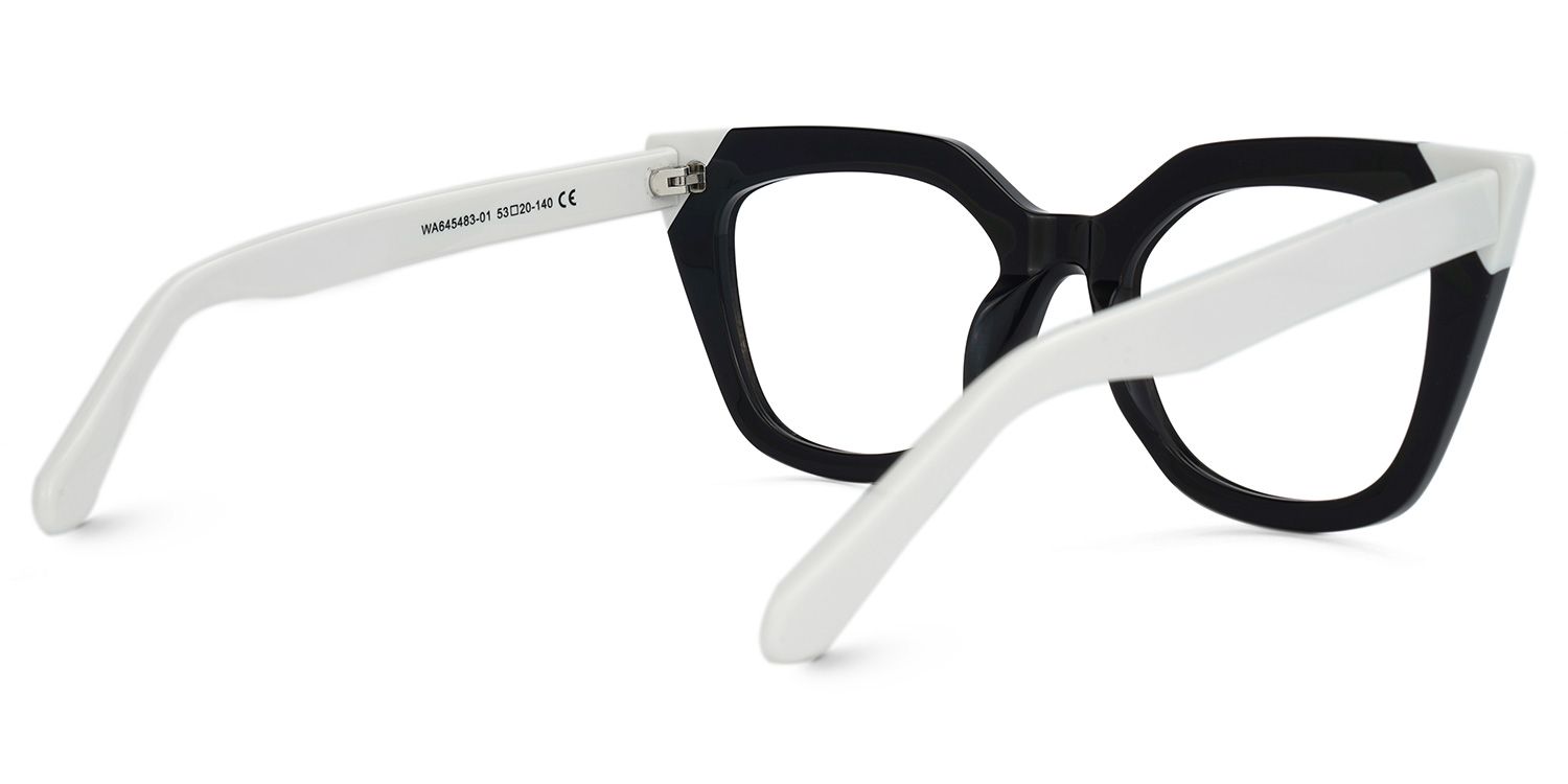 Debnath Cateye Black Glasses | Zeelool Glasses3