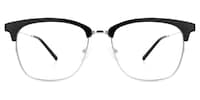 Cavazos Square Black Glasses0