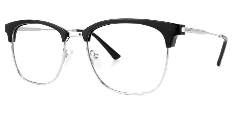 Cavazos Square Black Glasses | Zeelool Glasses1