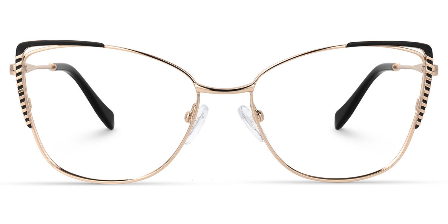 Marett Cateye Black Glasses | Zeelool Glasses0