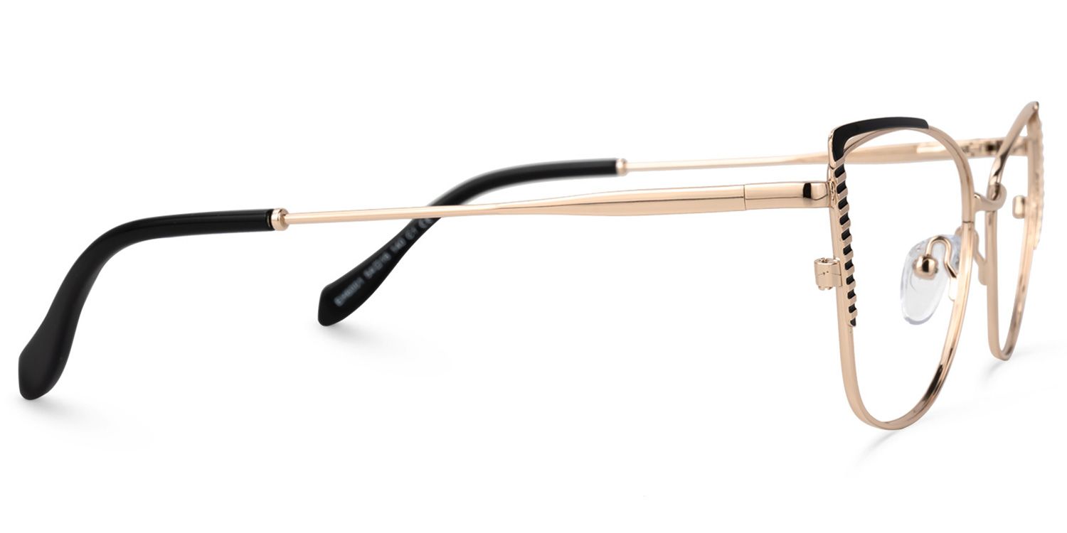 Marett Cateye Black Glasses | Zeelool Glasses2