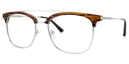 Dornisha Square Brown Glasses1