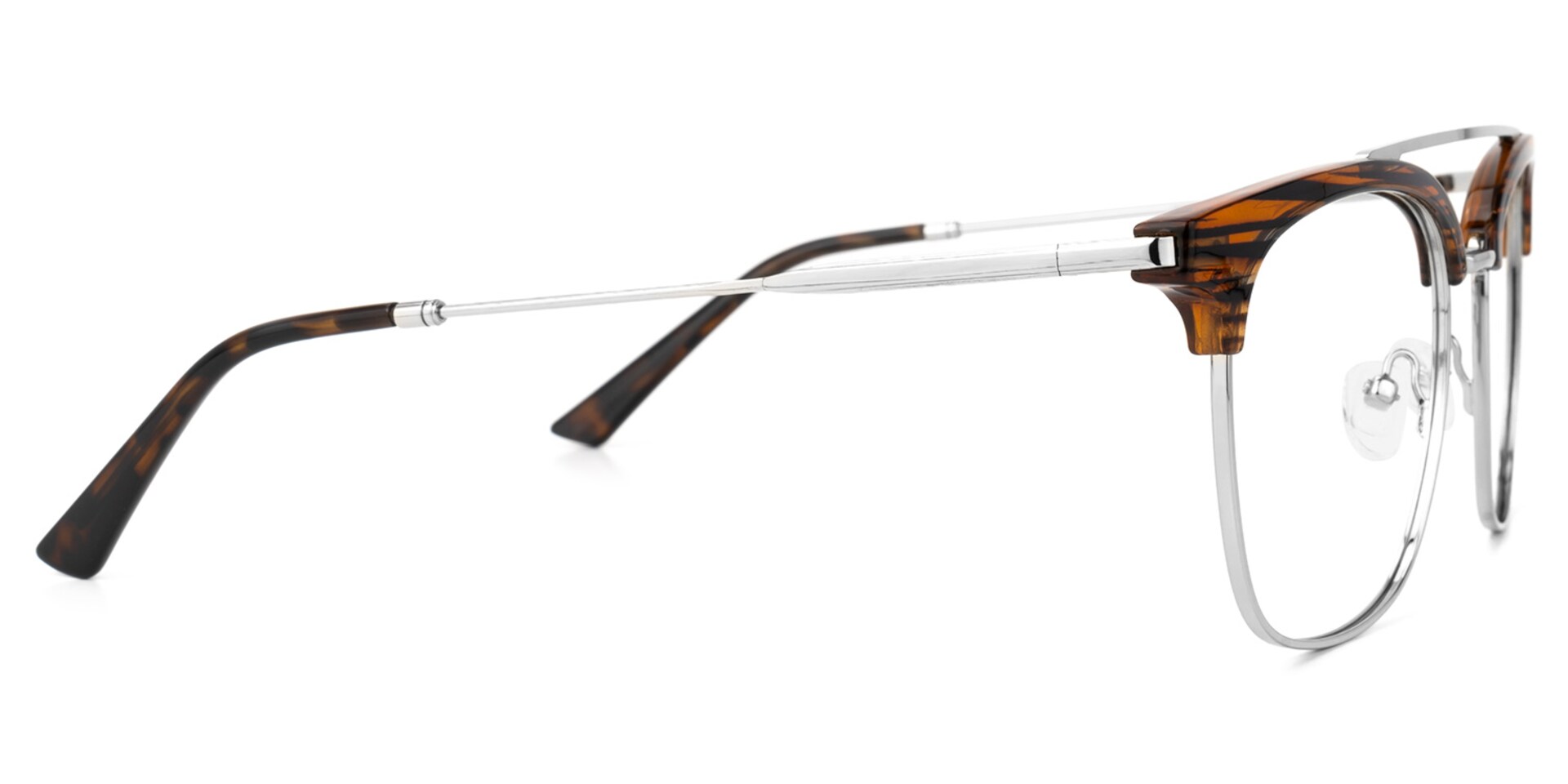 Dornisha Square Brown Glasses | Zeelool Glasses2