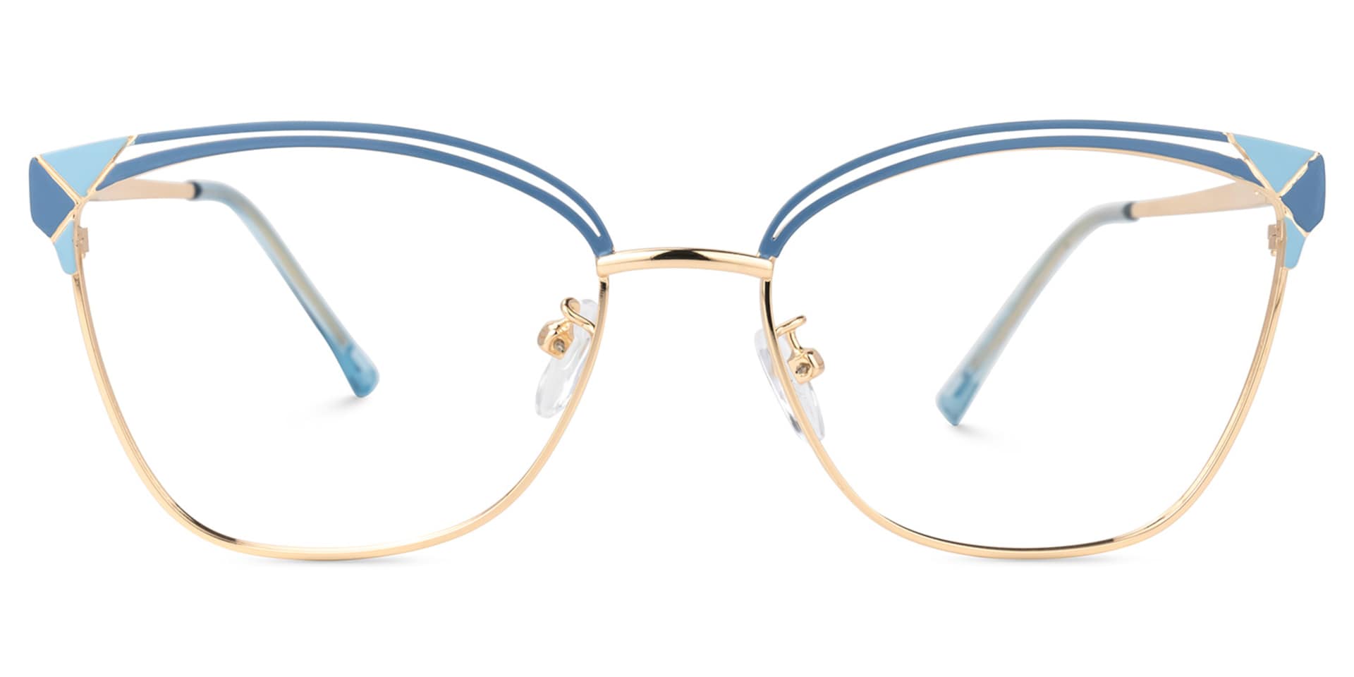 Exey Cateye Blue Glasses | Zeelool Glasses0