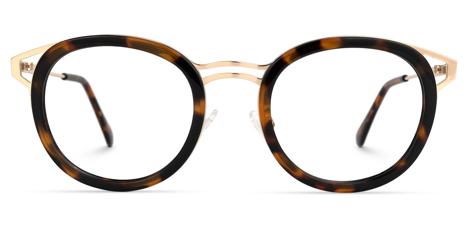 Nakesha Round Tortoise Glasses | Zeelool Glasses0