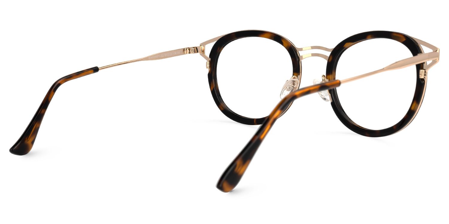 Nakesha Round Tortoise Glasses | Zeelool Glasses3