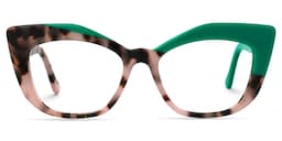 Misha Cateye Pink-Tortoise Glasses0