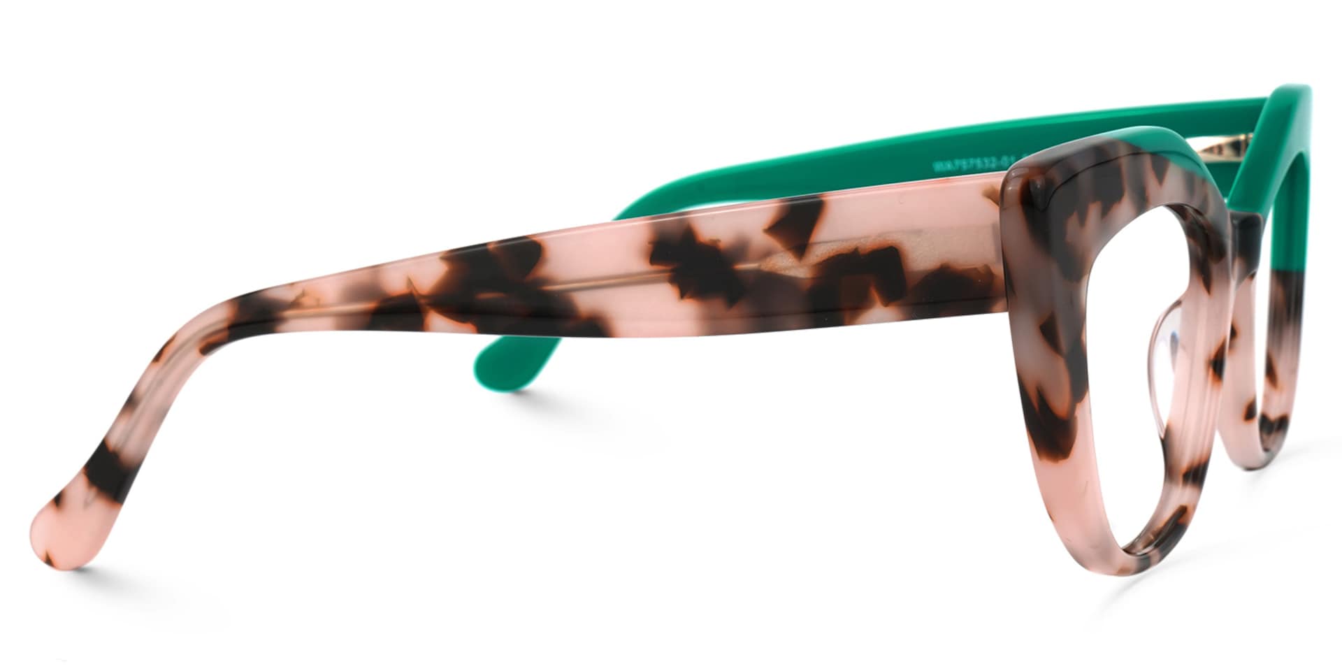 Misha Cateye Pink-Tortoise Glasses | Zeelool Glasses2