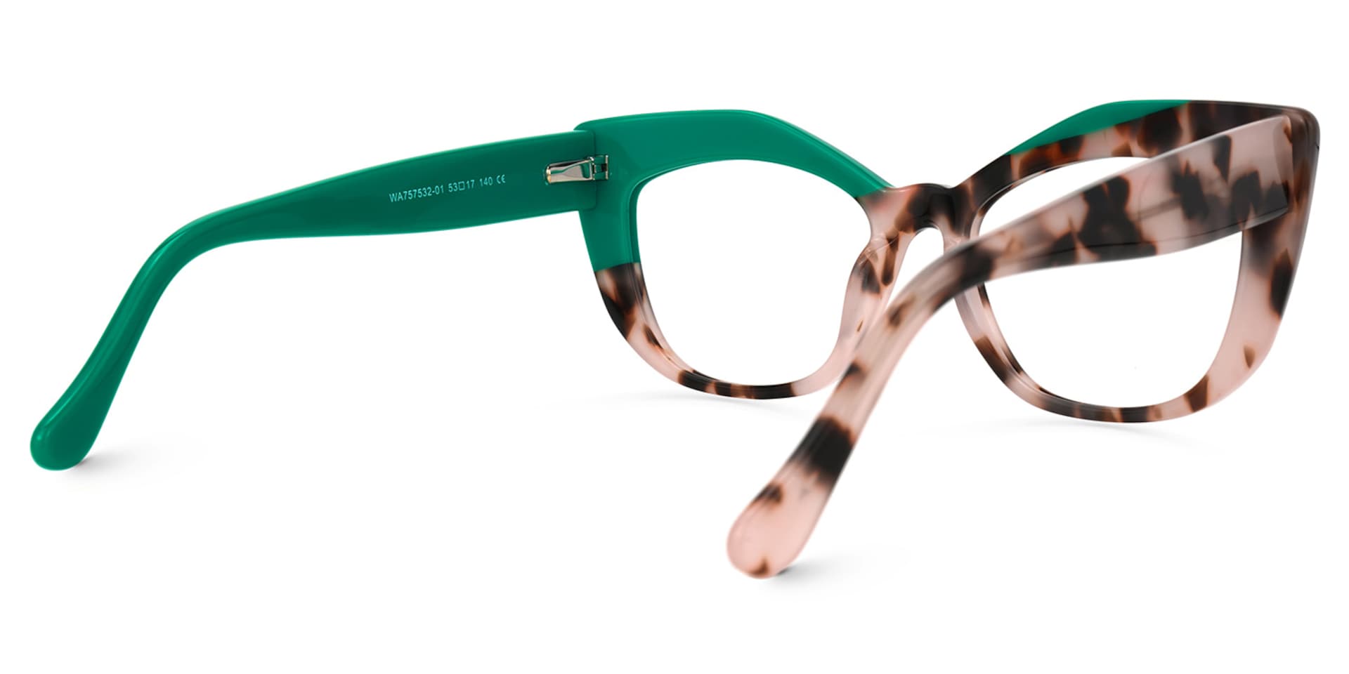 Misha Cateye Pink-Tortoise Glasses | Zeelool Glasses3