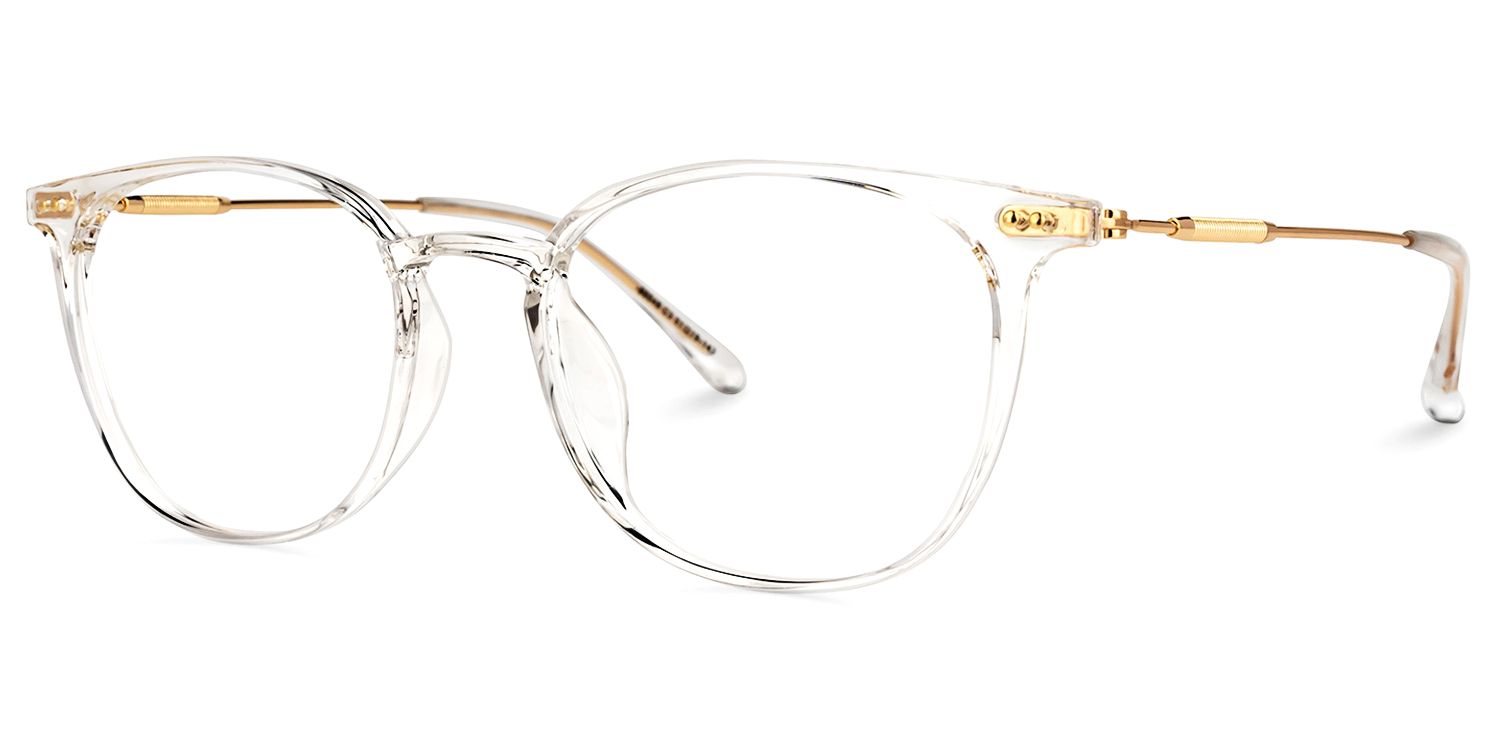 Vilanova Round Clear Glasses | Zeelool Glasses1