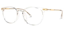 Vilanova Round Clear Glasses1