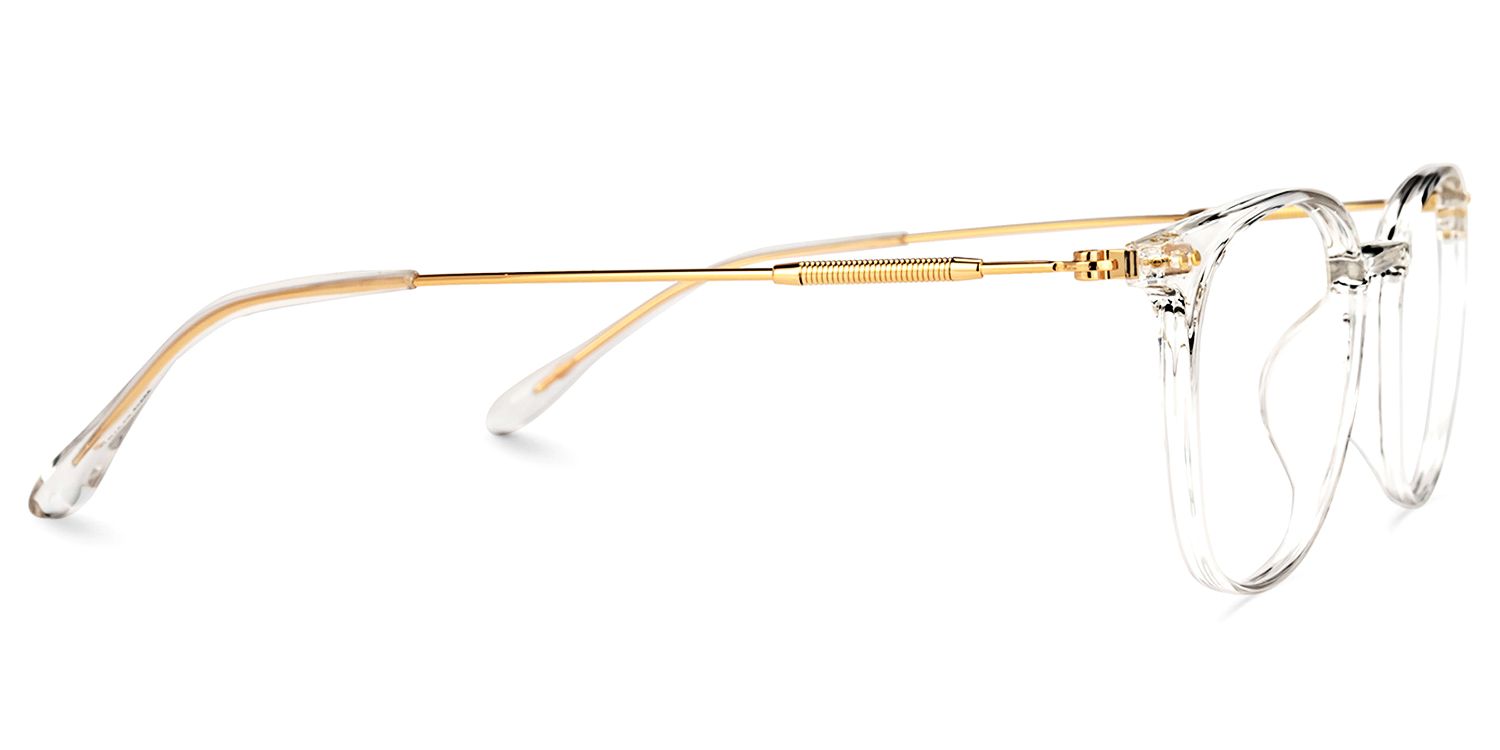 Vilanova Round Clear Glasses | Zeelool Glasses2