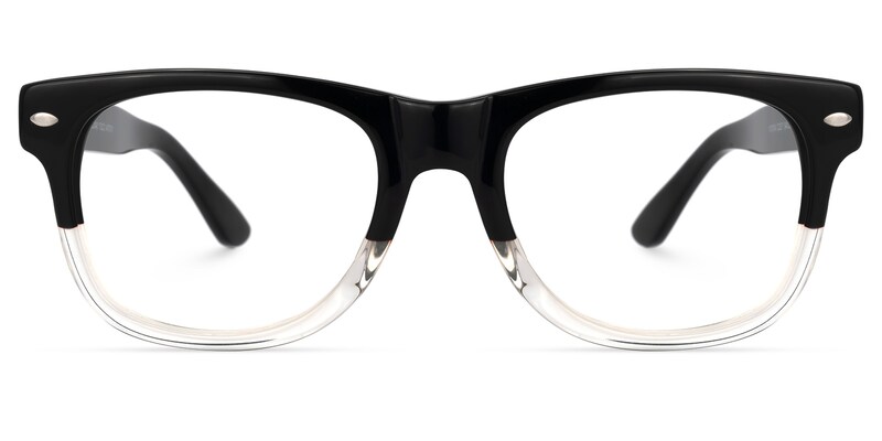 Lioness Square Black-Crystal Glasses | Zeelool Glasses0