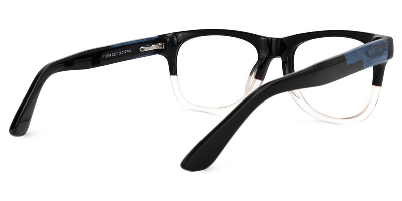 Lioness Square Black-Crystal Glasses | Zeelool Glasses3