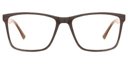 Nahomi Square Brown Glasses0