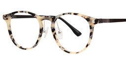 MaryKay Round Black-Silver Glasses2