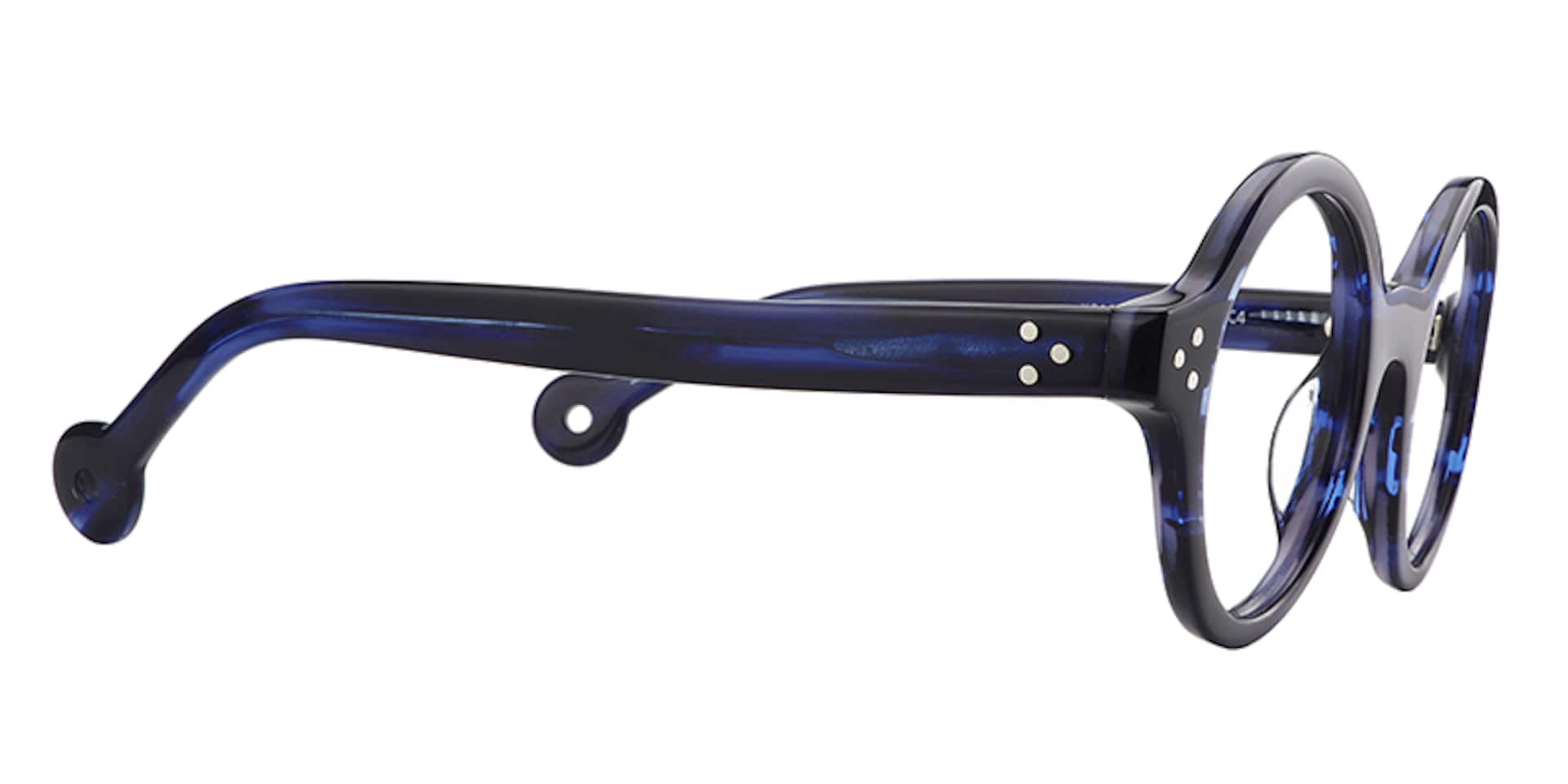 Faithe Round Blue Glasses | Zeelool Glasses5