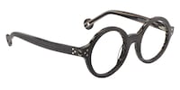 Faithe Round Gray Glasses2
