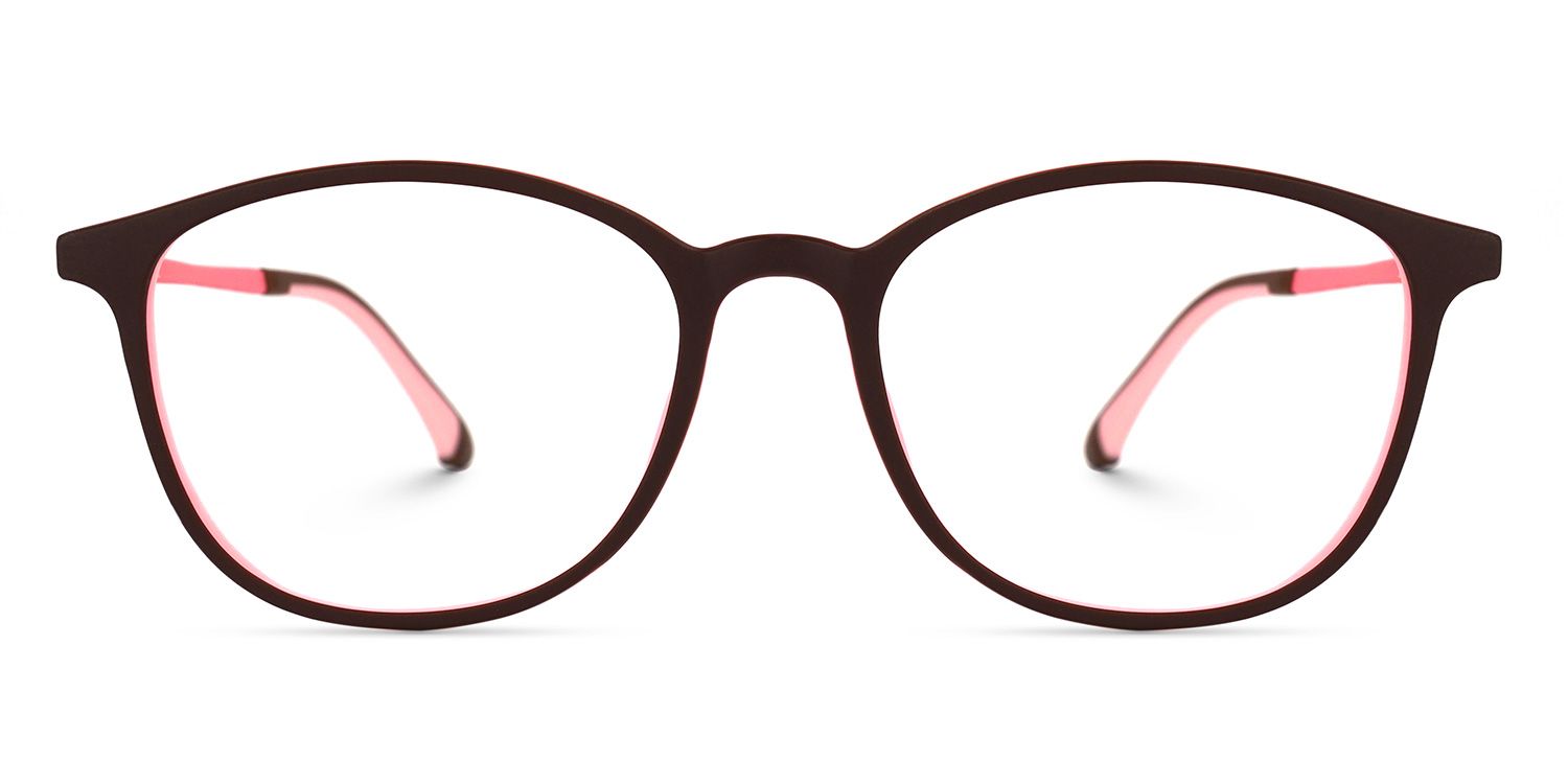 Phelps Round Pink Glasses | Zeelool Glasses