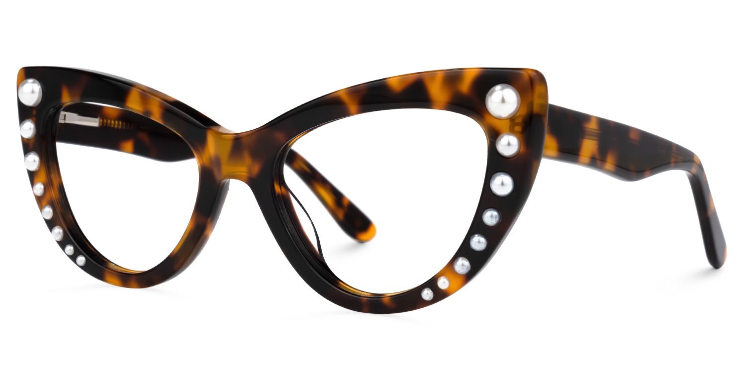 Maegan Cateye Tortoise Glasses | Zeelool Glasses1