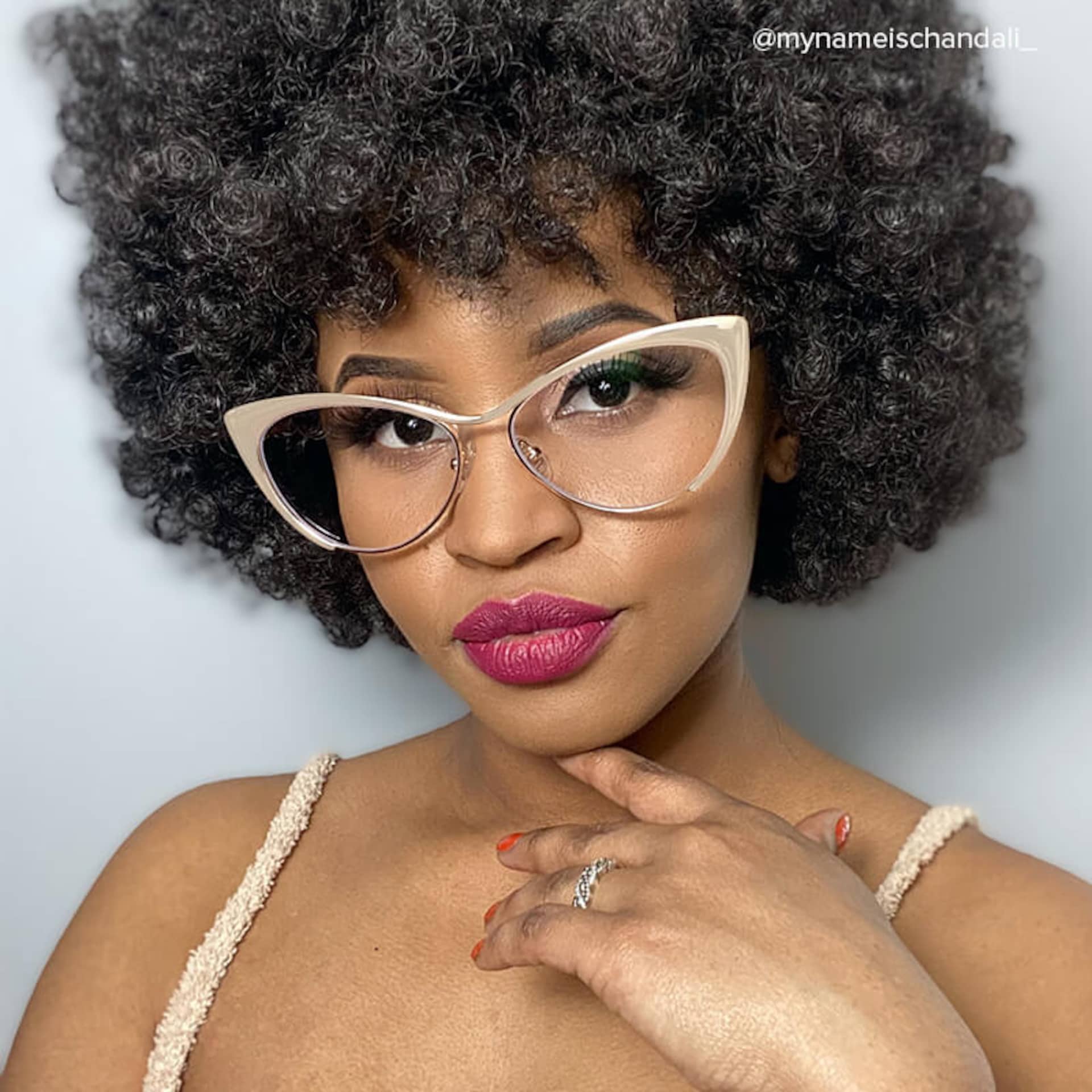 Ellen Cateye Gold Metal Frame Glasses for Women10