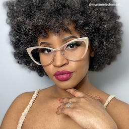 Ellen Cateye Gold Glasses10