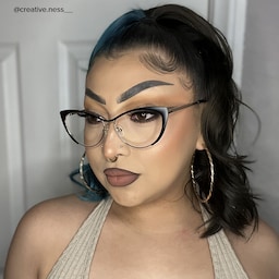 Ellen Cateye Black Glasses8