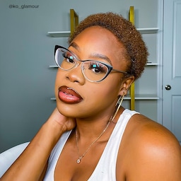 Ellen Cateye Black Glasses7