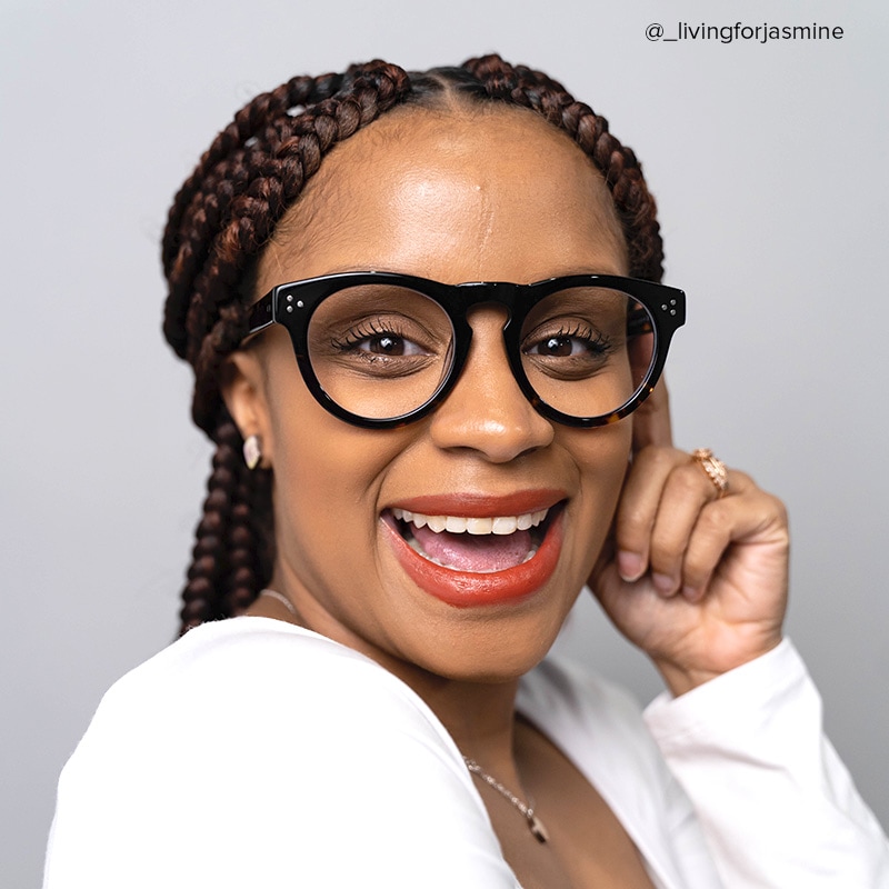 Malloy Round Black and Tortoise Eyeglasses and Frames6