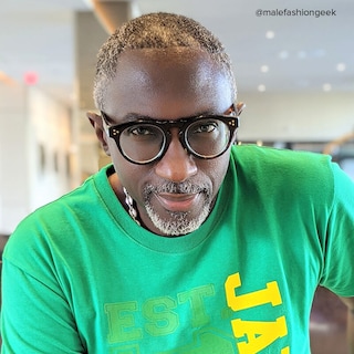 Malloy Round Black and Tortoise Glasses5