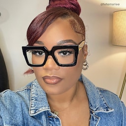 Brandon Square Black Glasses6