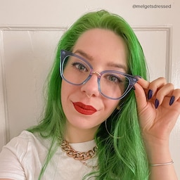 Martha Cat Eye Light-Blue Glasses6