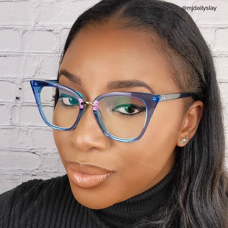 Martha Cat Eye Light-Blue Glasses8