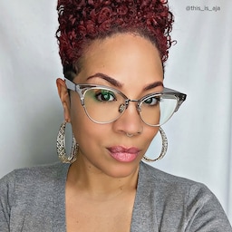 Charlene Browline Gray Glasses4