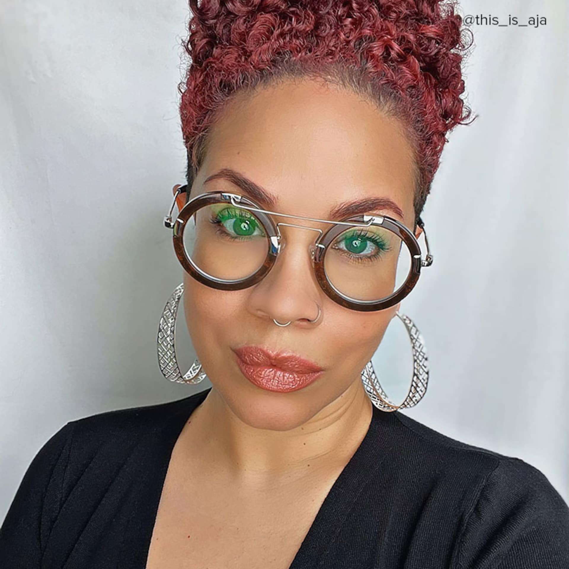 Talkami Round Brown Glasses | Zeelool Glasses6