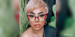 Claudette Cat Eye Burgundy Glasses2