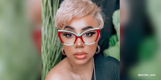 Claudette Cat Eye Burgundy Glasses2