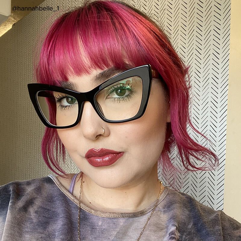 Driscoll Cateye Black Glasses | Zeelool Glasses5