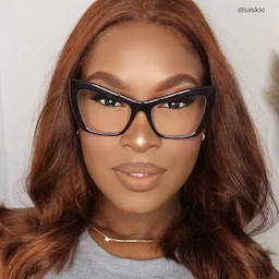 Driscoll Cateye Dark-Red Glasses7