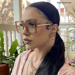 Qatar Square Beige Glasses6