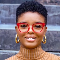 Chandrikar Cat Eye Red Glasses5